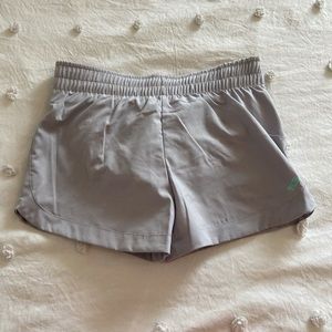 Grey athletic shorts